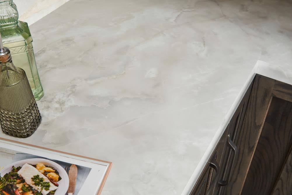 Formica 4 ft. x 8 ft. Laminate Sheet in Ice Onyx with Matte Finish