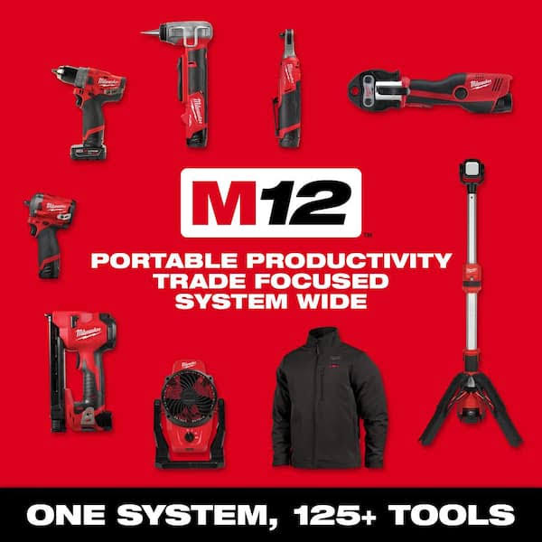 Milwaukee M12 12-Volt Lithium-Ion Brushless Cordless 4-Tool Combo Kit