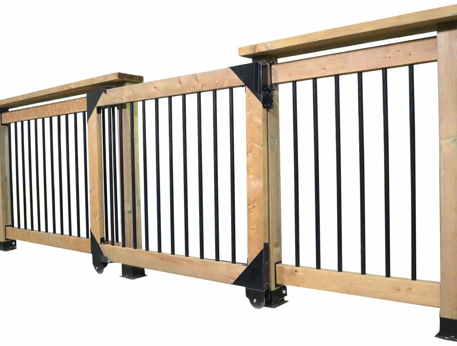 Pylex 11052 Sliding Gate Kit Black