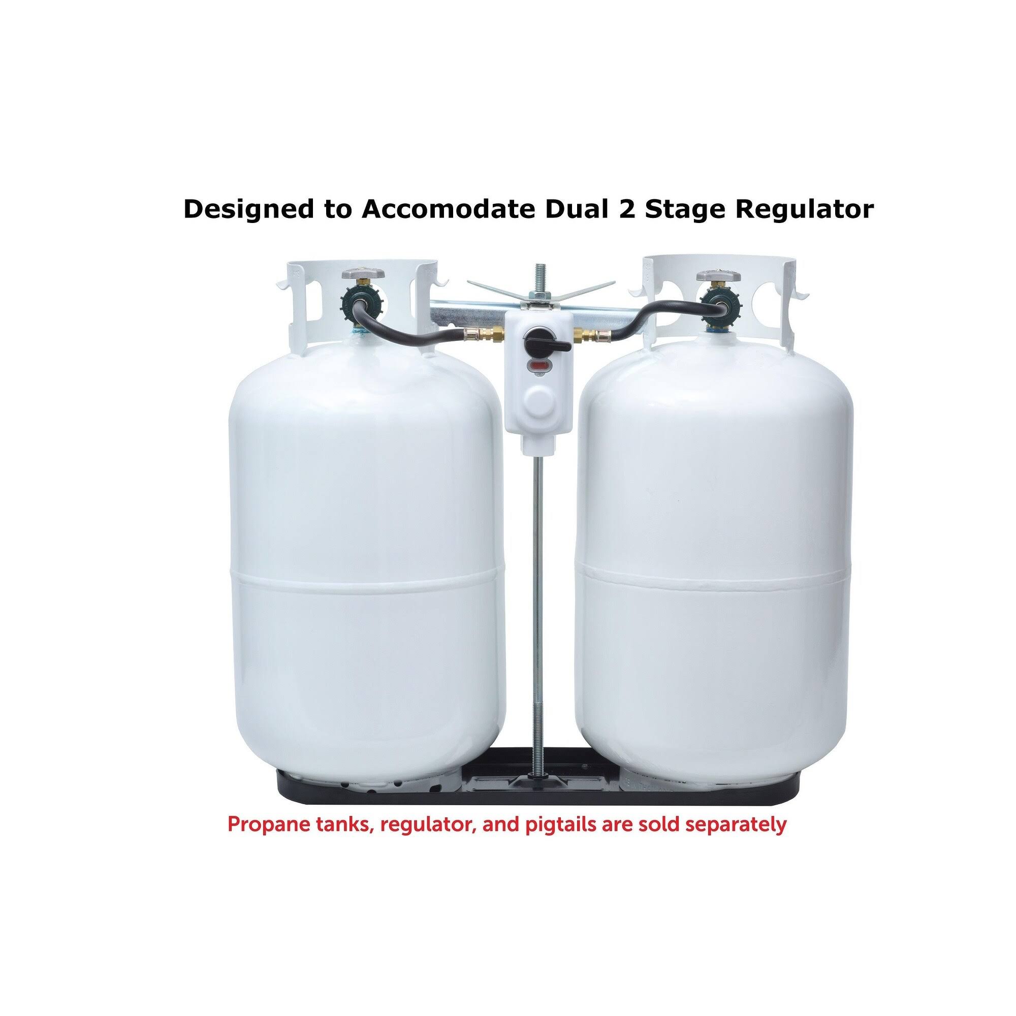 Flame King KT30MNT Dual Propane Bottle Rack