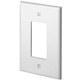 Leviton Rocker-GFCI Oversized White Wall Plate