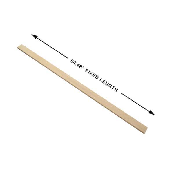 Malibu Wide Plank French Oak Lakeport/Maricopa 0.944 in. Thickness x 4.527 in. Width x 94.48 in. Length Vinyl Flush Stair Nose Molding, Light