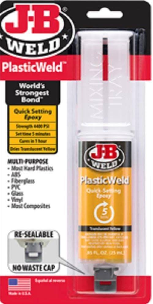 J-B Weld 50132 PlasticWeld Syringe Epoxy