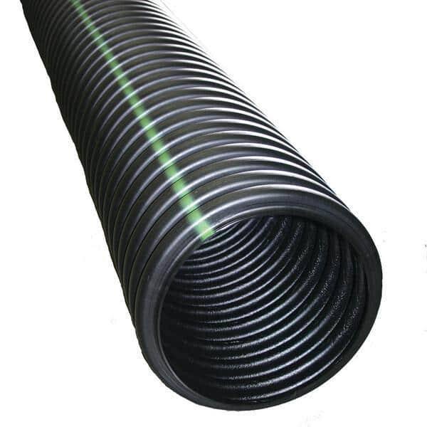 Corrugated Drainage Pipe,100 ft. L,Solid