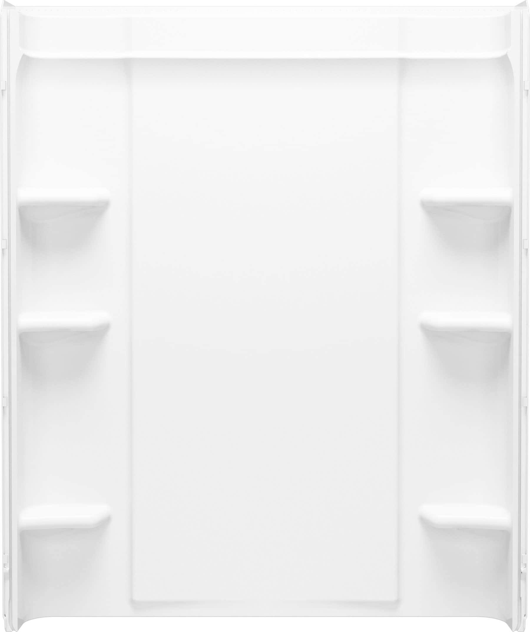 Sterling Medley 60-in x 70.75-in White Shower Surround Back Wall Panel