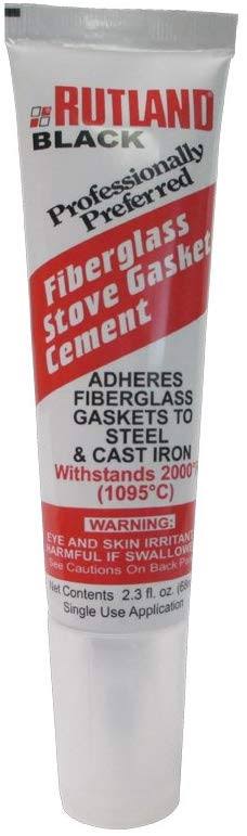 Rutland Products Stove Gasket Cement (77E) 2.3oz Black