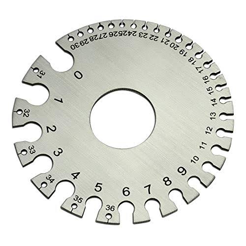 RIVERWELD Round Cable Sheet Stainless Steel Wire Gage Standard Thickness Metal Gauge