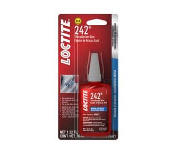 Loctite 242 Medium-Strength Threadlocker, 250 mL, Blue