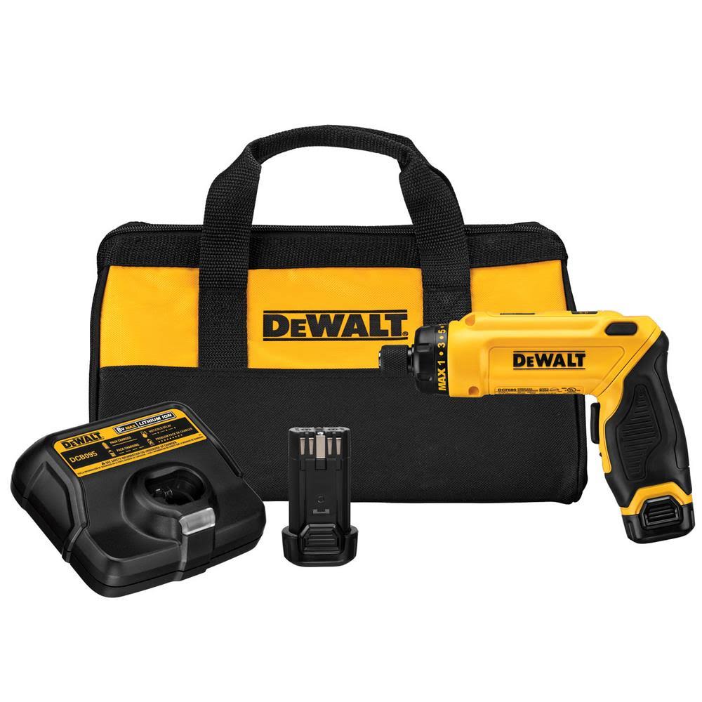 DEWALT- 8 V MAX Gyroscopic Screwdriver 2 Battery Kit