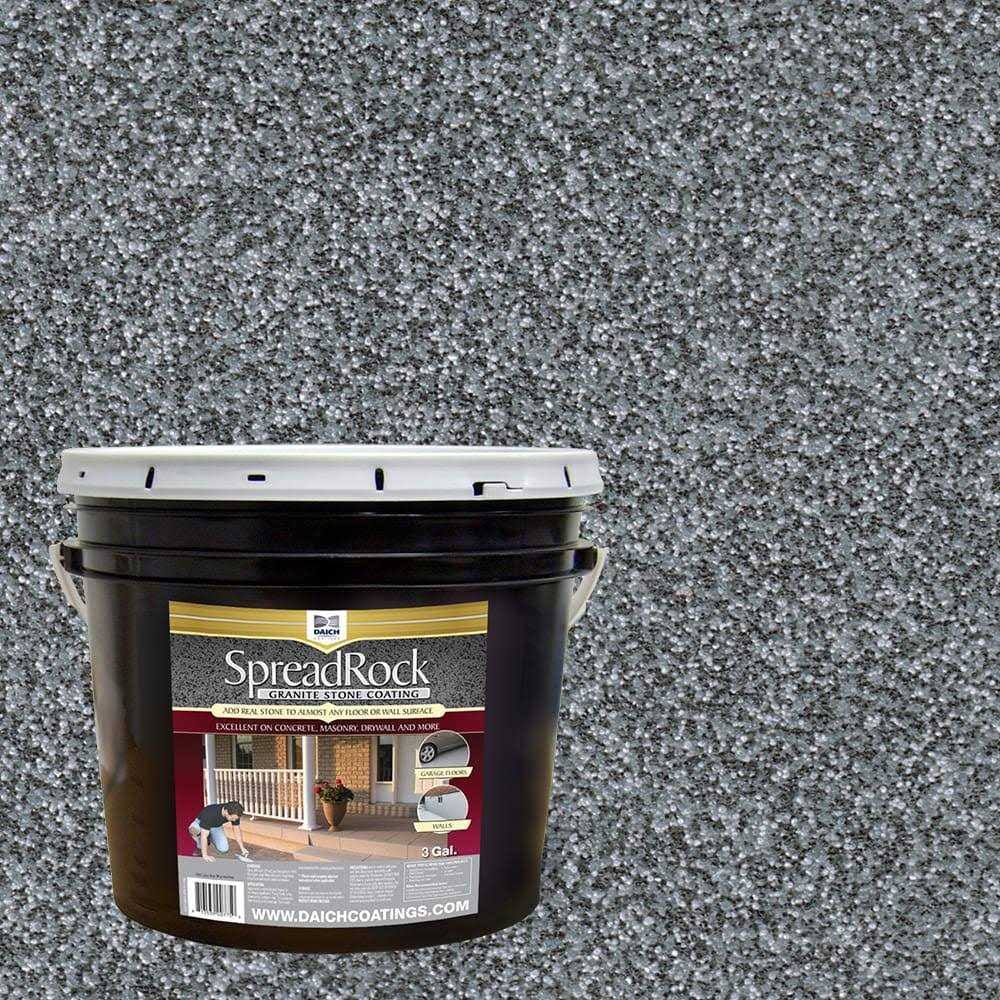 SpreadRock Granite Stone Coating 3-Gal Ice Grey Interior/Exterior