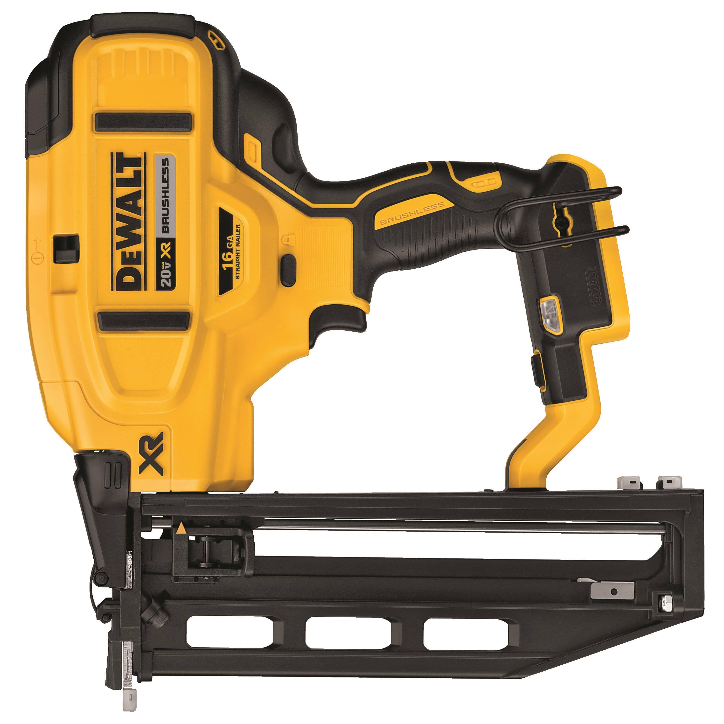 DeWalt DCN662B 20V MAX* XR 16 GA Cordless Straight Finish Nailer (Tool Only)