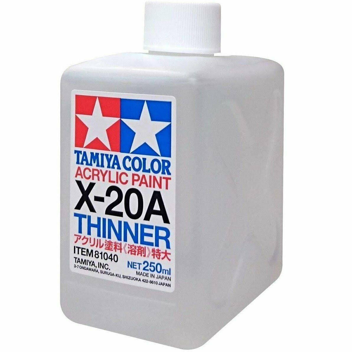 Tamiya- Acrylic/Poly Thinner X20A 250ml (81040)