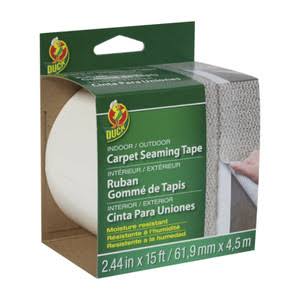 Duck 1.88 in. W x 75 ft. L Carpet Tape White
