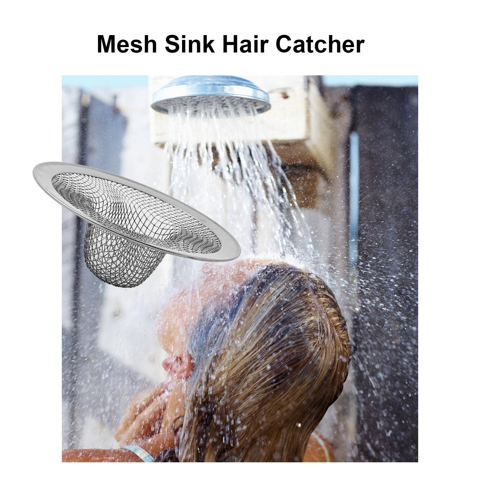 6-Pack Bathroom Mesh Sink Drain Strainer- 2.12