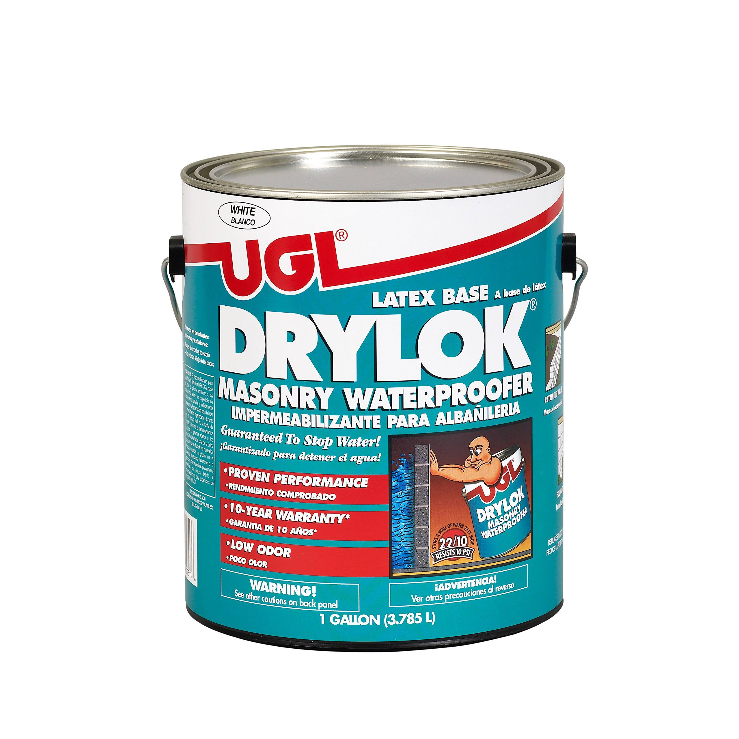 Drylok White Latex Masonry Waterproofer, 1 Gallon