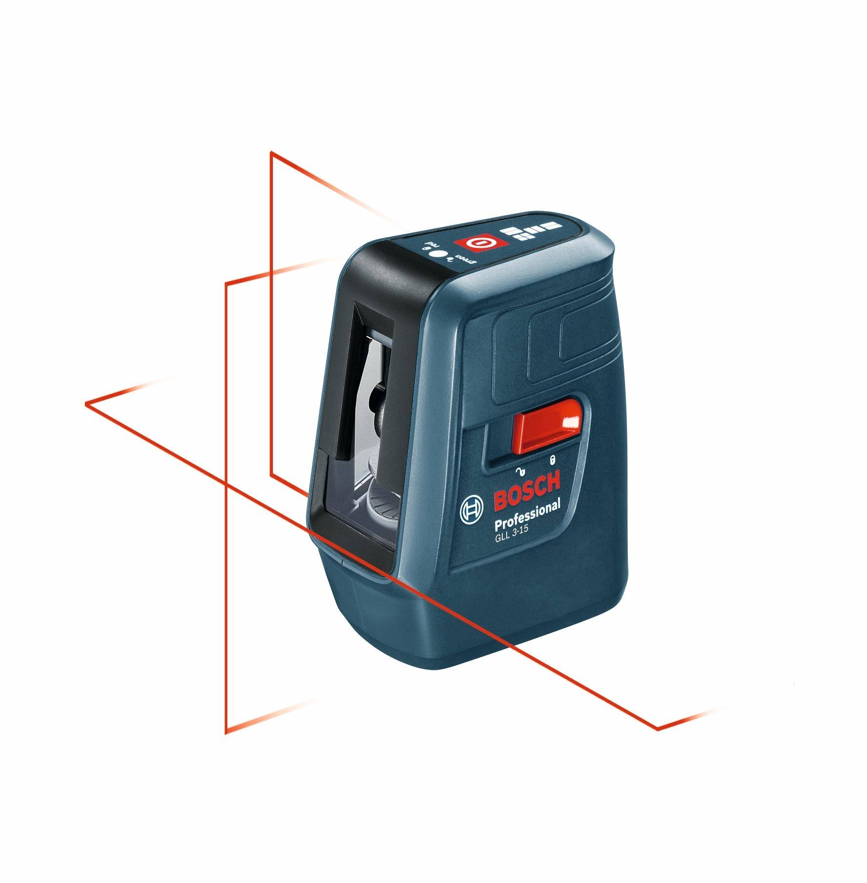 Bosch 50-ft Self-Leveling Indoor Line Generator Laser Level GLL 3-15