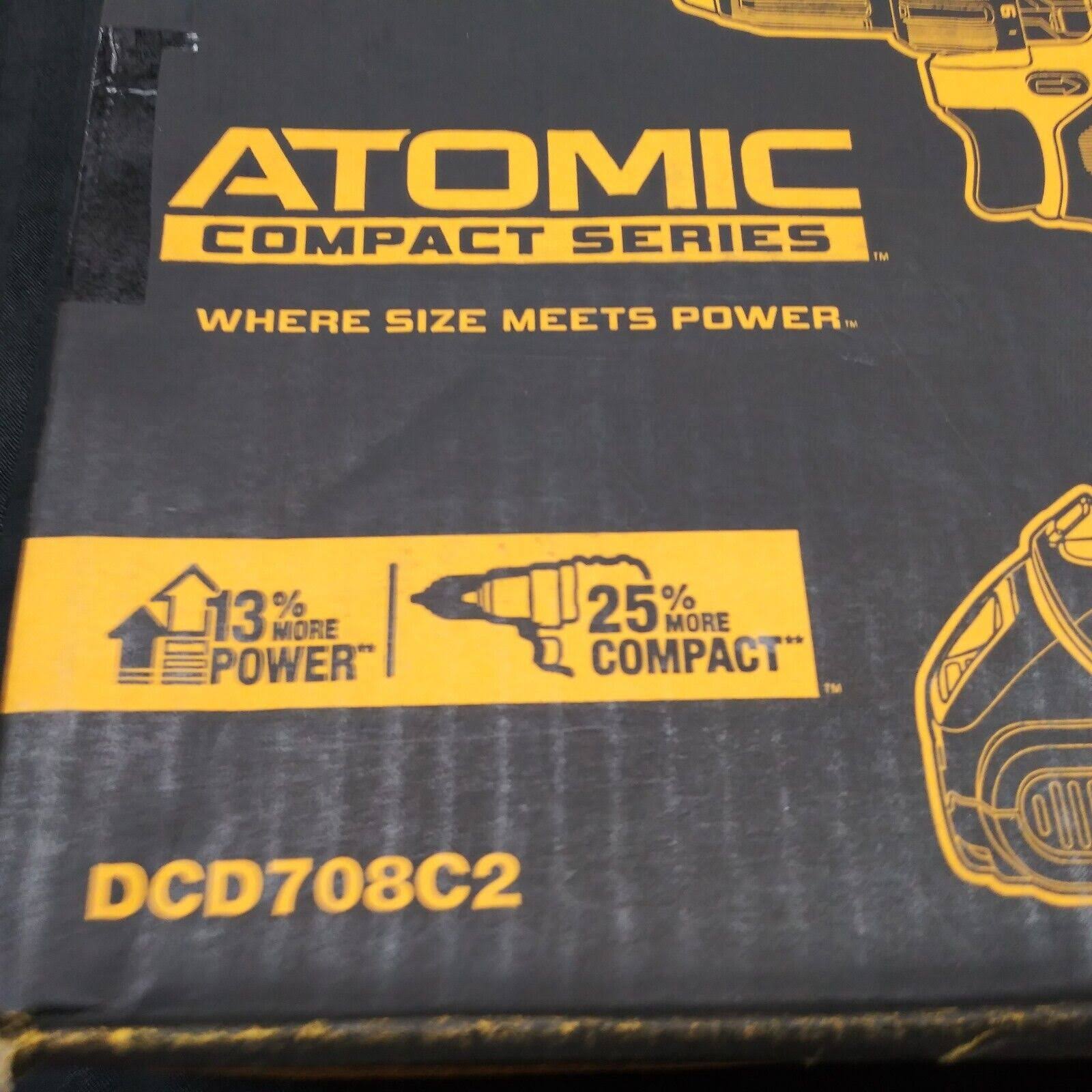 DeWalt DCD708C2R Atomic 20V Max 1/2 in. Drill Kit (1.5 Ah)