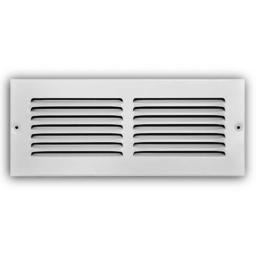 12 in. x 4 in. White Return Air Grille
