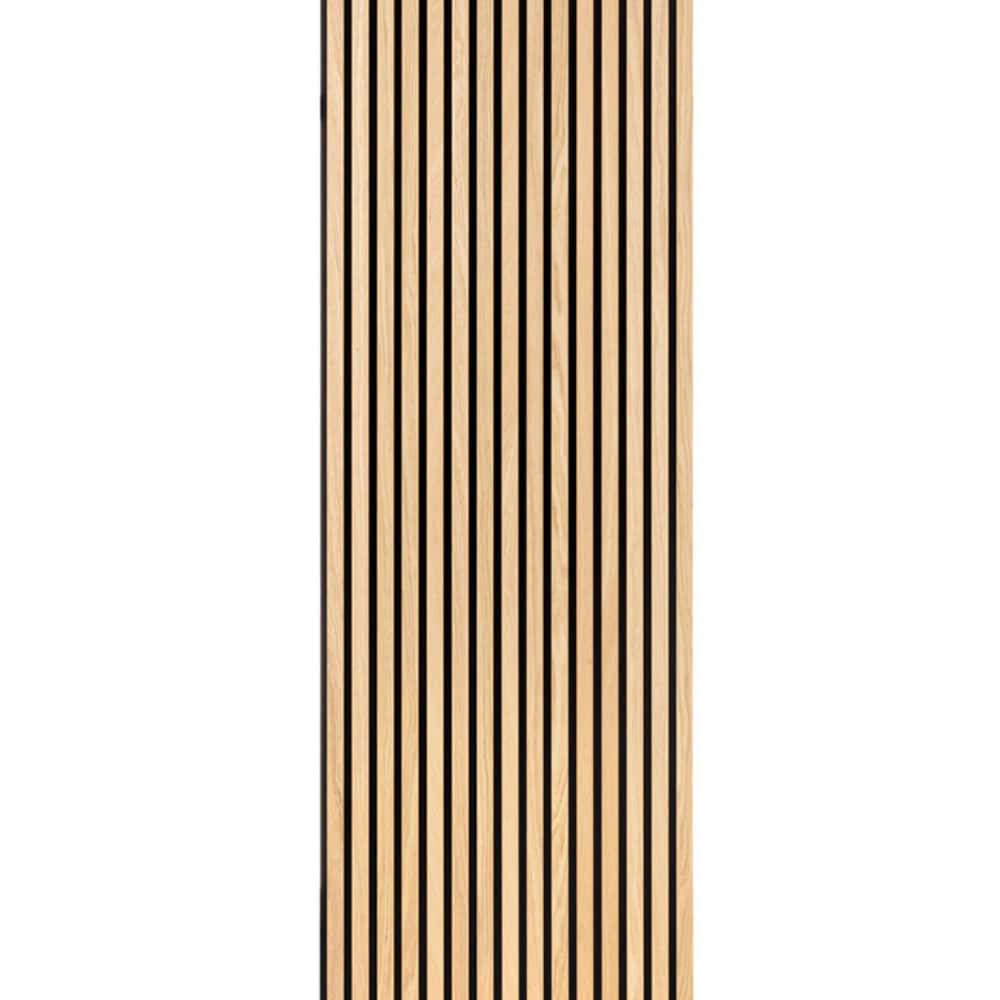 HighlanderHome 94-in x 24-in Smooth Light Cold Oak MDF Wall Panel in Brown | LCOA0617070156270