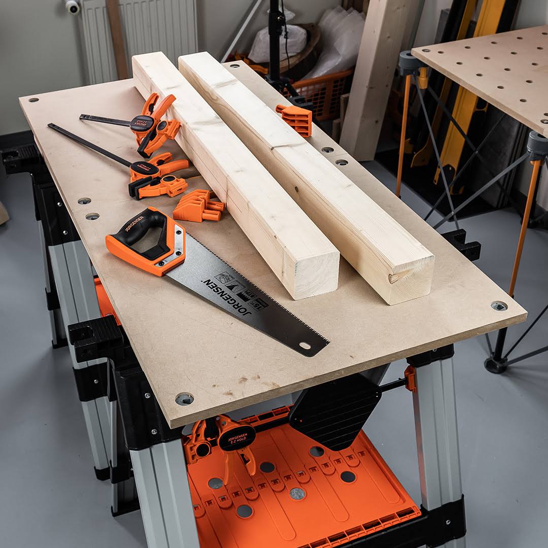 Pony 2-Pack 27-in W x 34.6-in H Plastic/Steel Saw Horse (1200-lb Capacity)