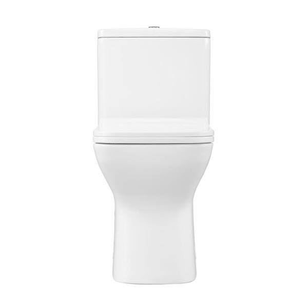 Swiss Madison Carre One-Piece Square Toilet Dual-Flush 1.1/1.6 GPF, White SM-1T256