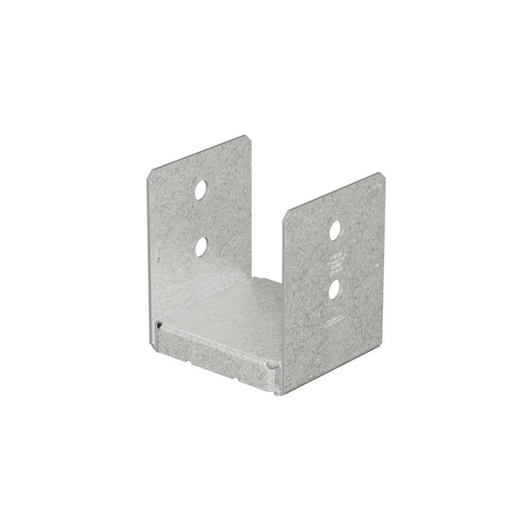 Simpson Strong-Tie Galvanized Steel Post Base 6 in. H x 6 in. W