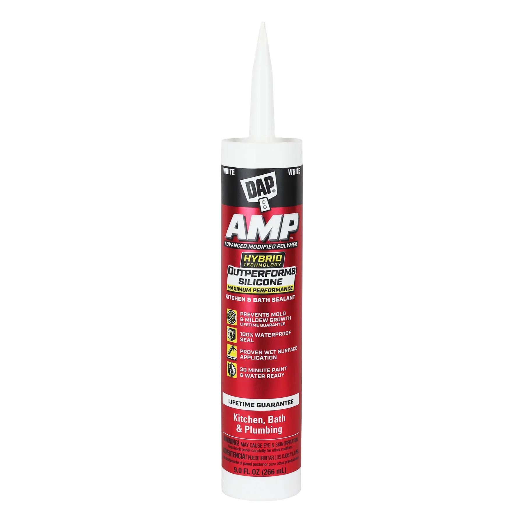 Dap Amp Kitchen & Bath Sealant- White- 9 oz