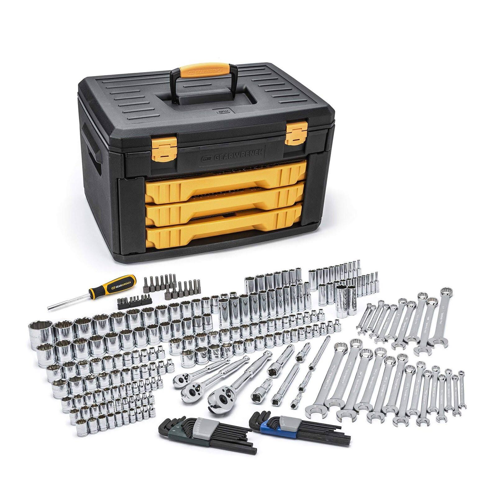 GearWrench 239-Piece SAE/Metric Mechanics Tool Set 80942