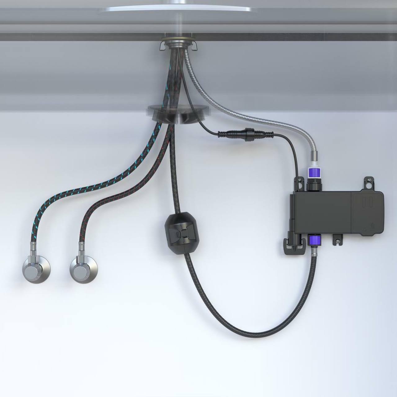 Flow Motion Activated Single-Handle Pull-Down Spring Neck Sprayer Kitchen Faucet in Oil Rubbed Bronze