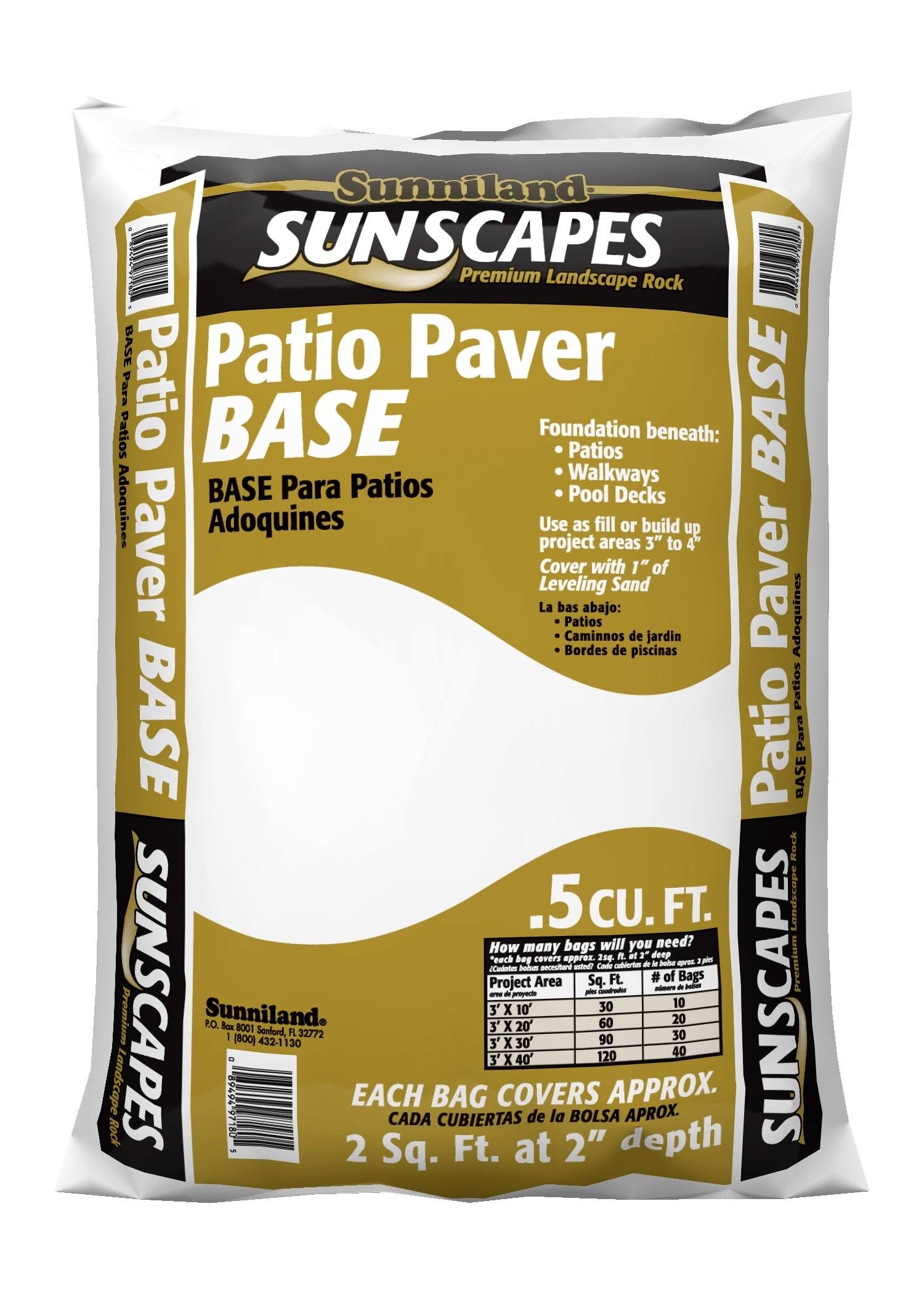Sunniland 0.5-cu ft Brown Paver Base | 497450