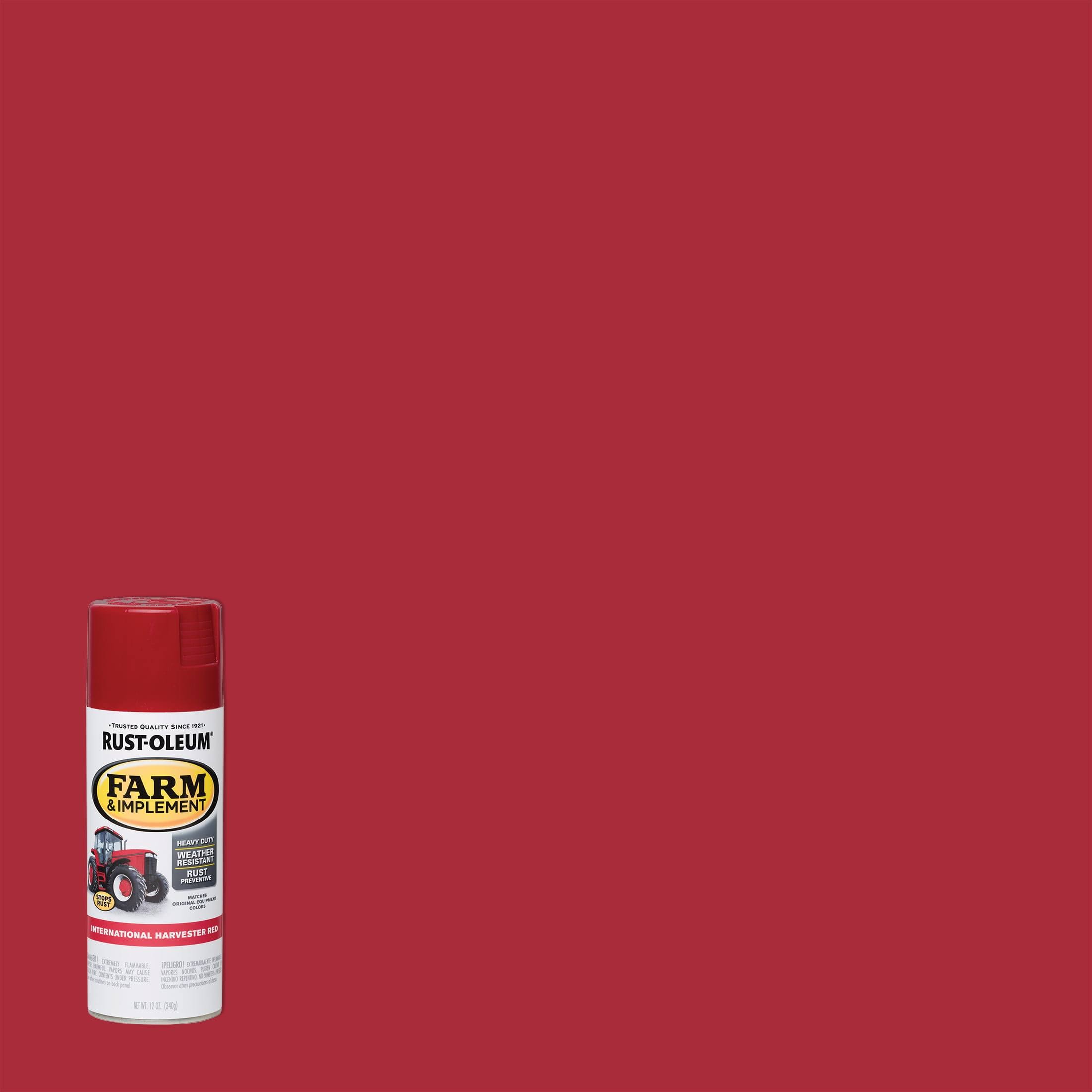 Rust-Oleum Farm and Equipment Spray Paint 12 oz International Red