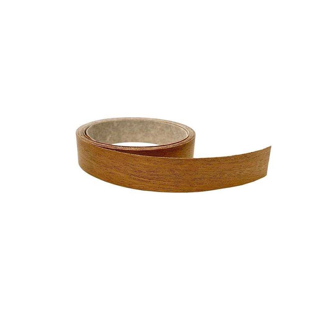 Edgemate 13/16 in. x 25 ft. Mahogany Real Wood Veneer Edgebanding with Hot Melt Adhesive, Brown 5031479