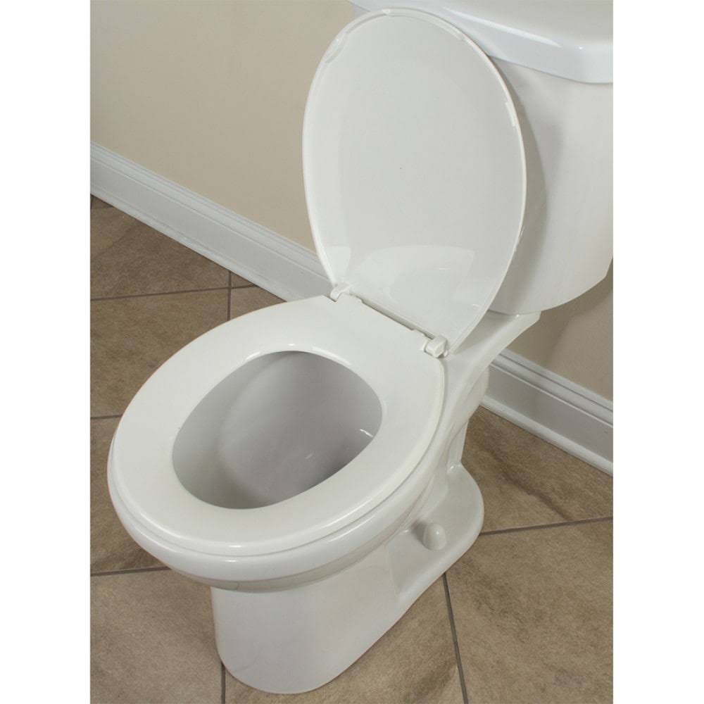 Aquasource White Round Toilet Seat