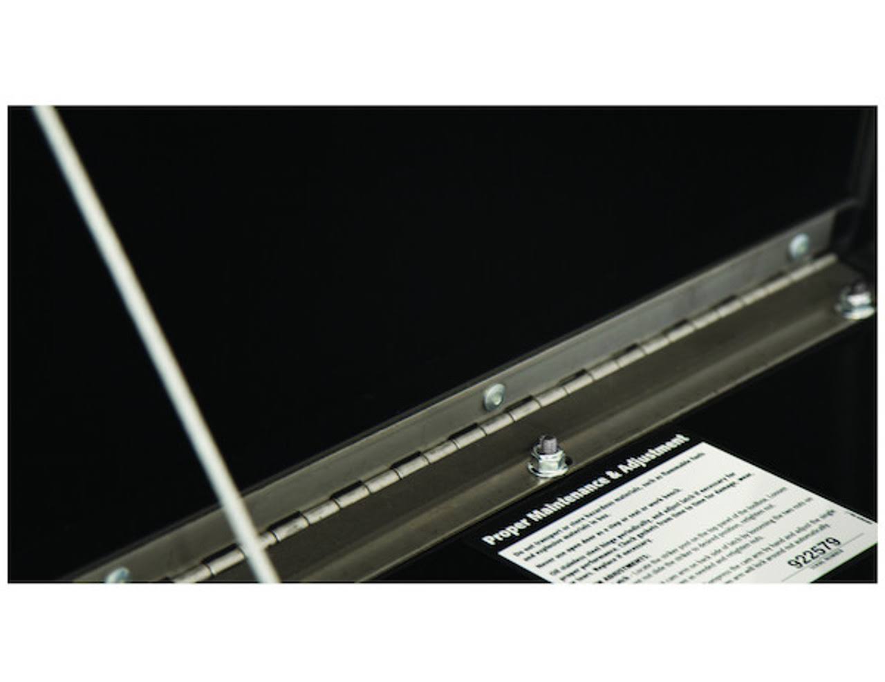 Buyers Products 18x18x36 inch Black Steel Underbody Truck Box 1702305