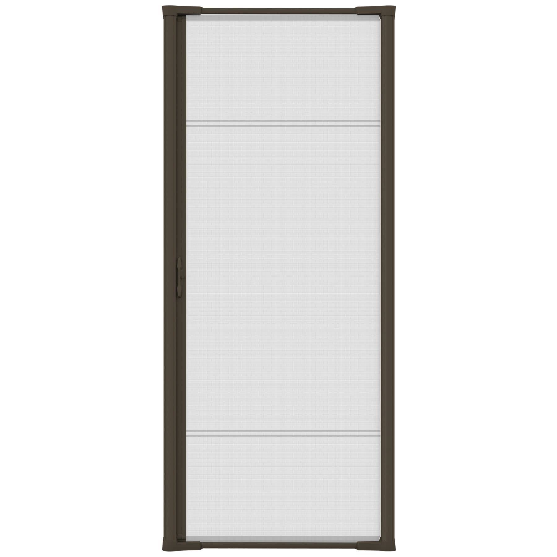 Larson 36 in. x 96 in. Brisa Brown Tall Retractable Screen Door