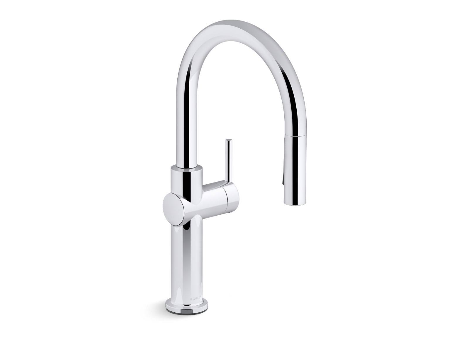 Kohler K-22972 Crue Pull-Down Single-Handle Kitchen Faucet- Polished Chrome