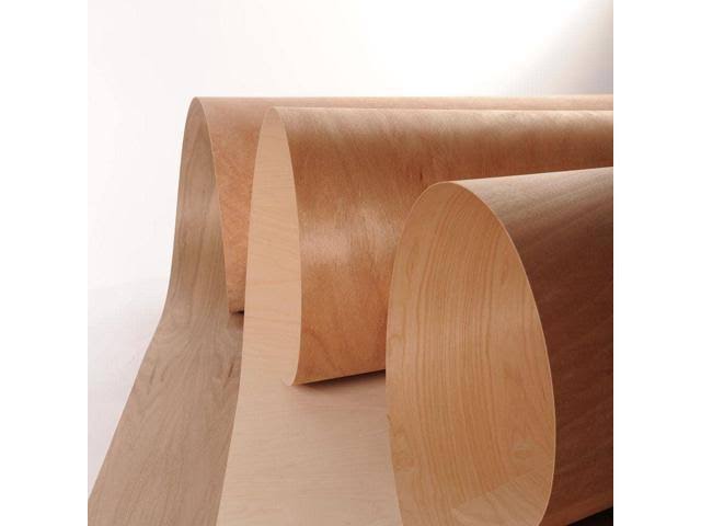 Abtoff 24 in. x 96 in. White Oak Wood Veneer with 10 Mil Paper Backer