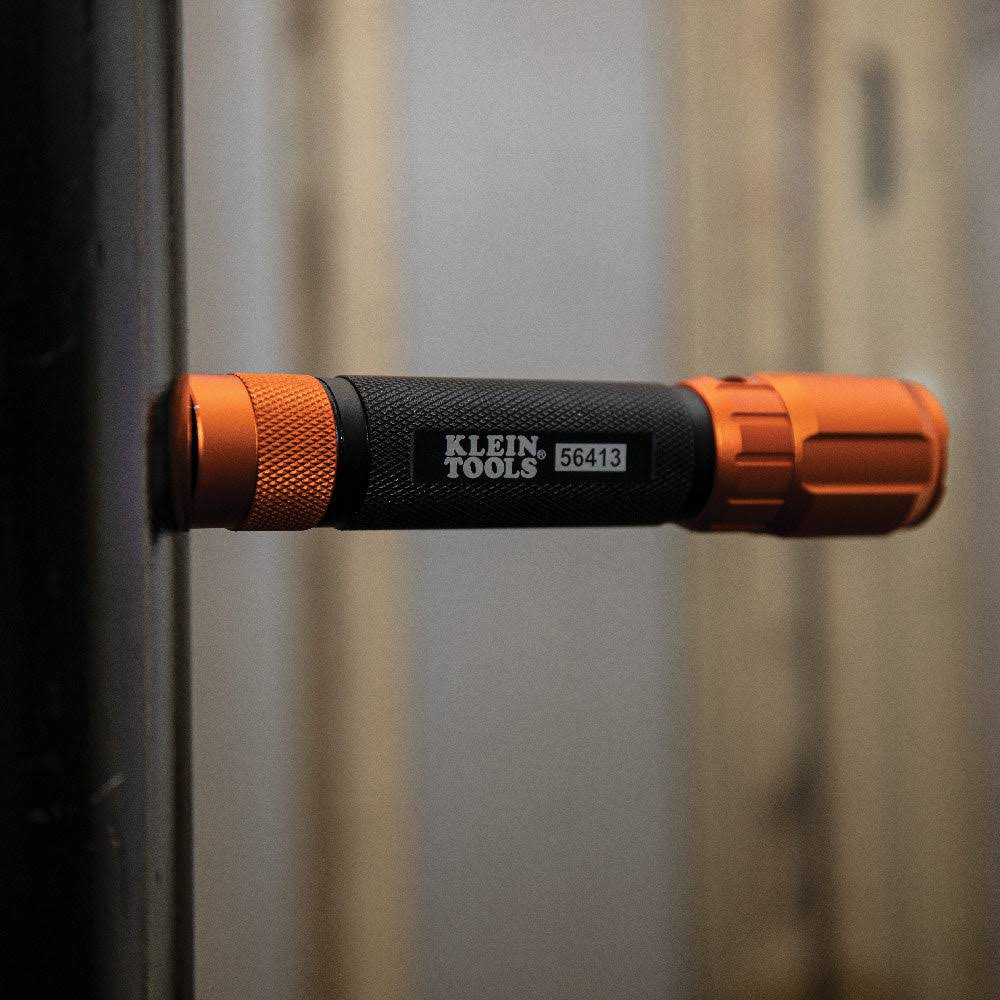 Klein Tools 56413 Rechargeable 2 Color LED Flashlight with Holster