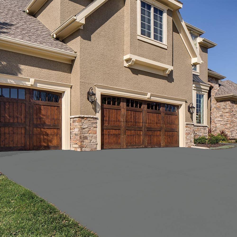 BEHR Premium 5 gal. Slate Gray Self-Priming 1-Part Epoxy Satin Interior/Exterior Concrete and Garage Floor Paint, Slate Gray/Satin