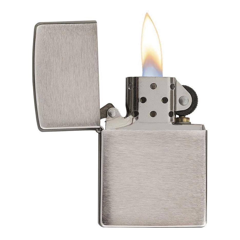 Zippo Brushed Chrome Lighter