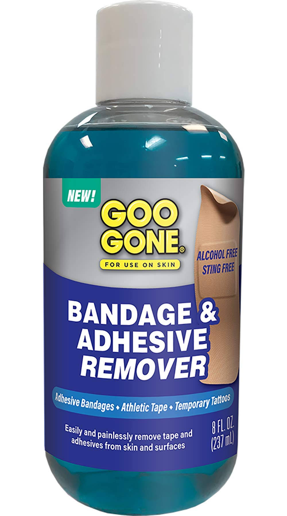 Goo Gone Bandage Adhesive Remover for Skin- 8 Ounce