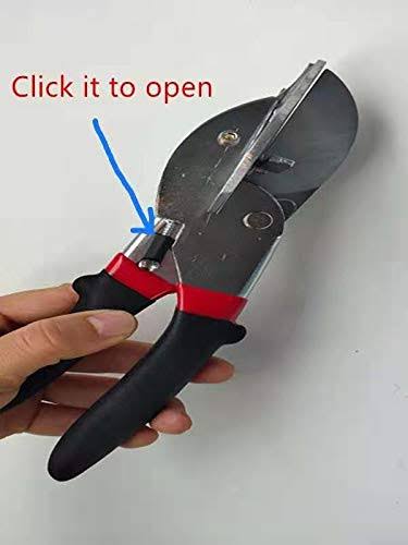 Multi Angle Miter Shear Cutter Hand Tools,45-135 Degree Adjustable Angle Scissors Trim Shears Tools for Vinyl Wood Molding Trim