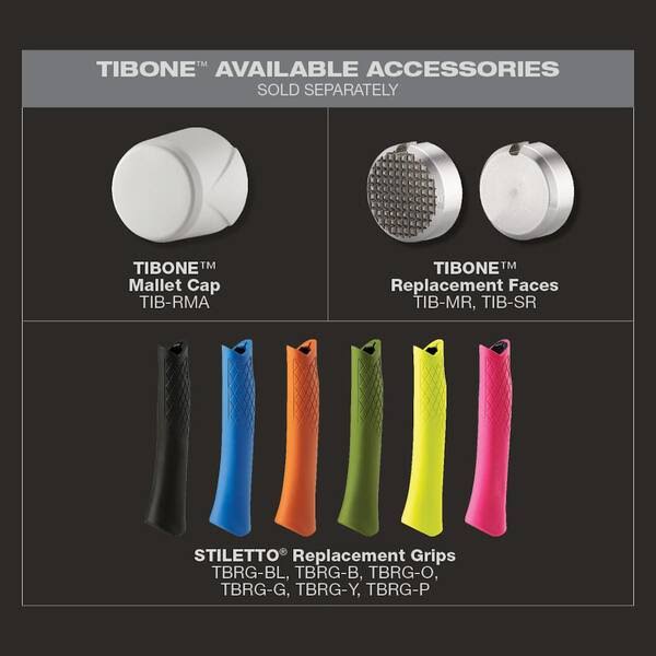 Stiletto 15 oz. TiBone Smooth Face with Curved Handle with 7 in. Carpenter Square (2-Piece)