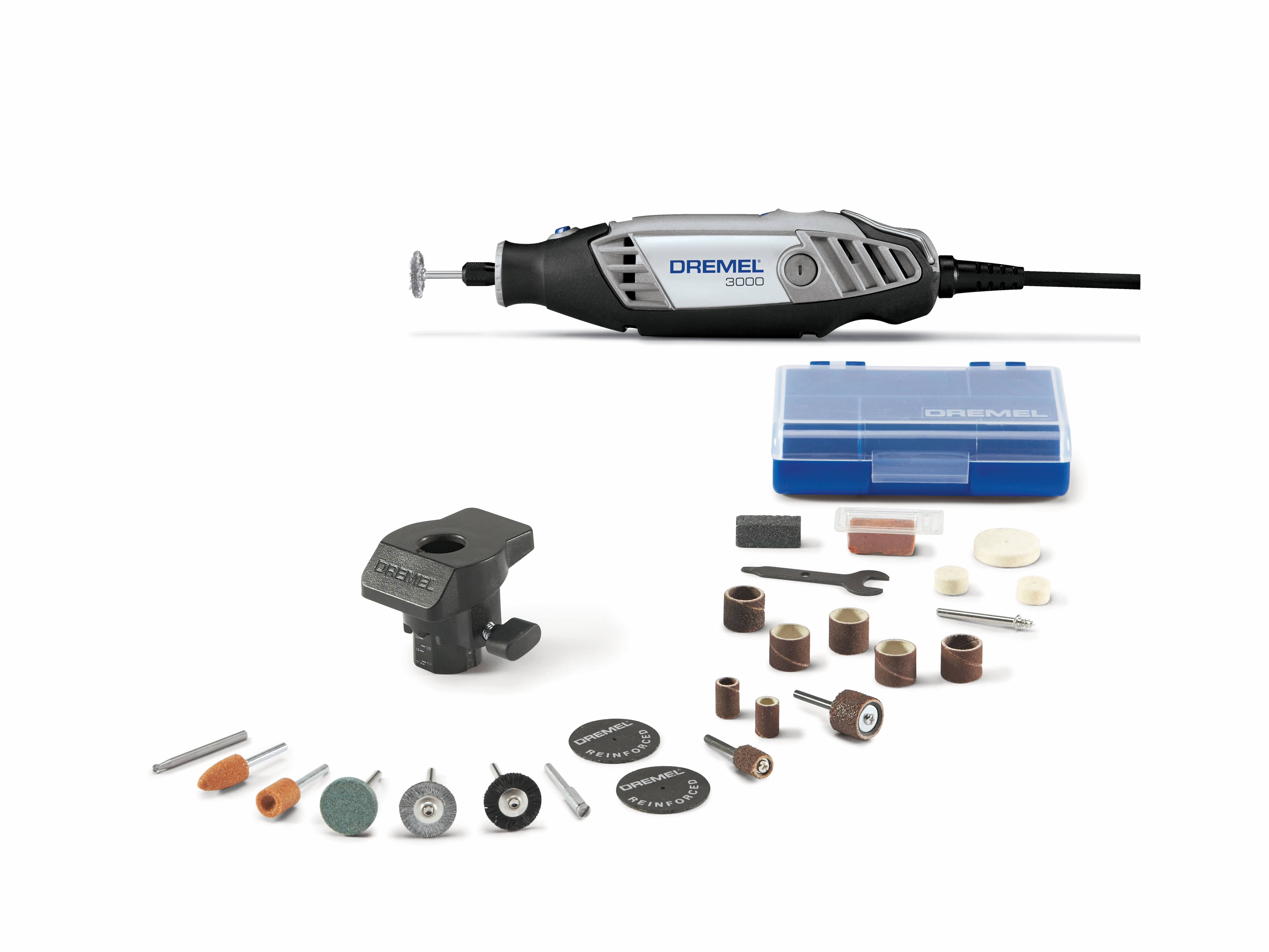 Dremel 3000 Series 1.2 Amp Variable Speed Corded Rotary Tool Kit With 24 Accessories