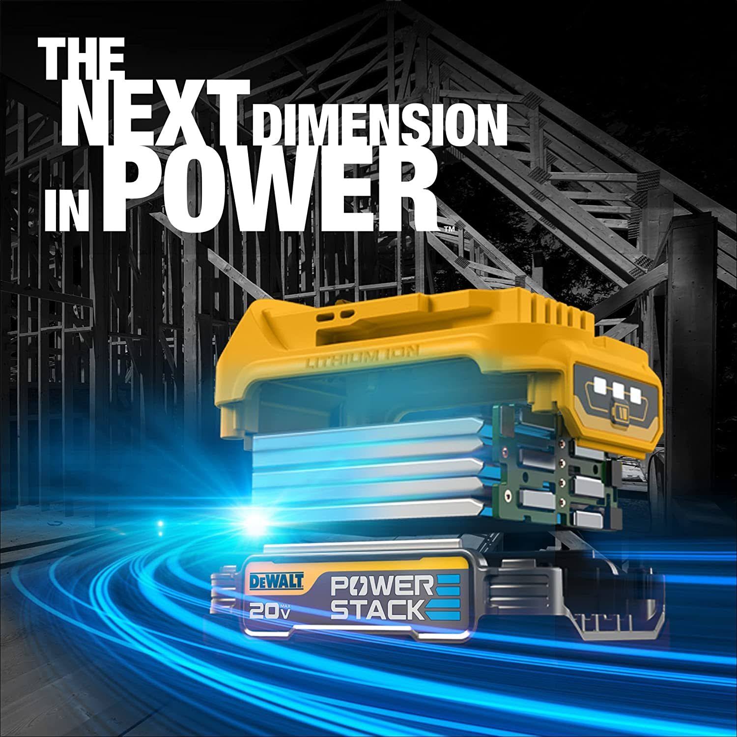 DeWalt Powerstack 20V Max Compact Battery Charger Starter Kit- DCBP034C