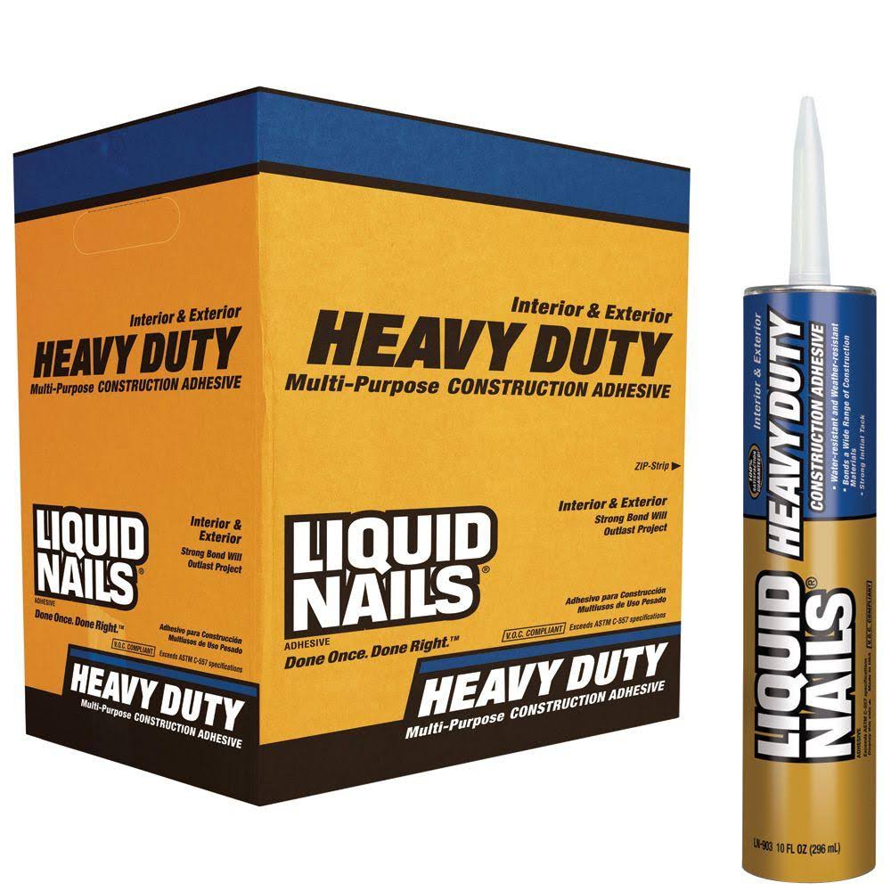 Liquid Nails LN-903 2 Pack Heavy Duty Construction Adhesive, Tan