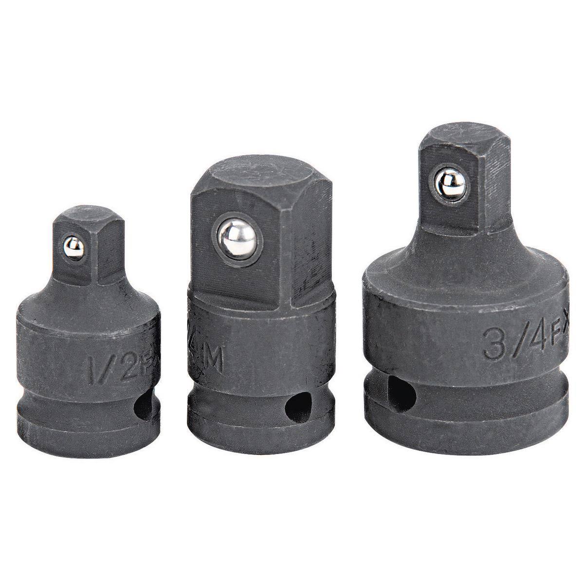 Pittsburgh 3 Piece Impact Socket Adapter Set 67936