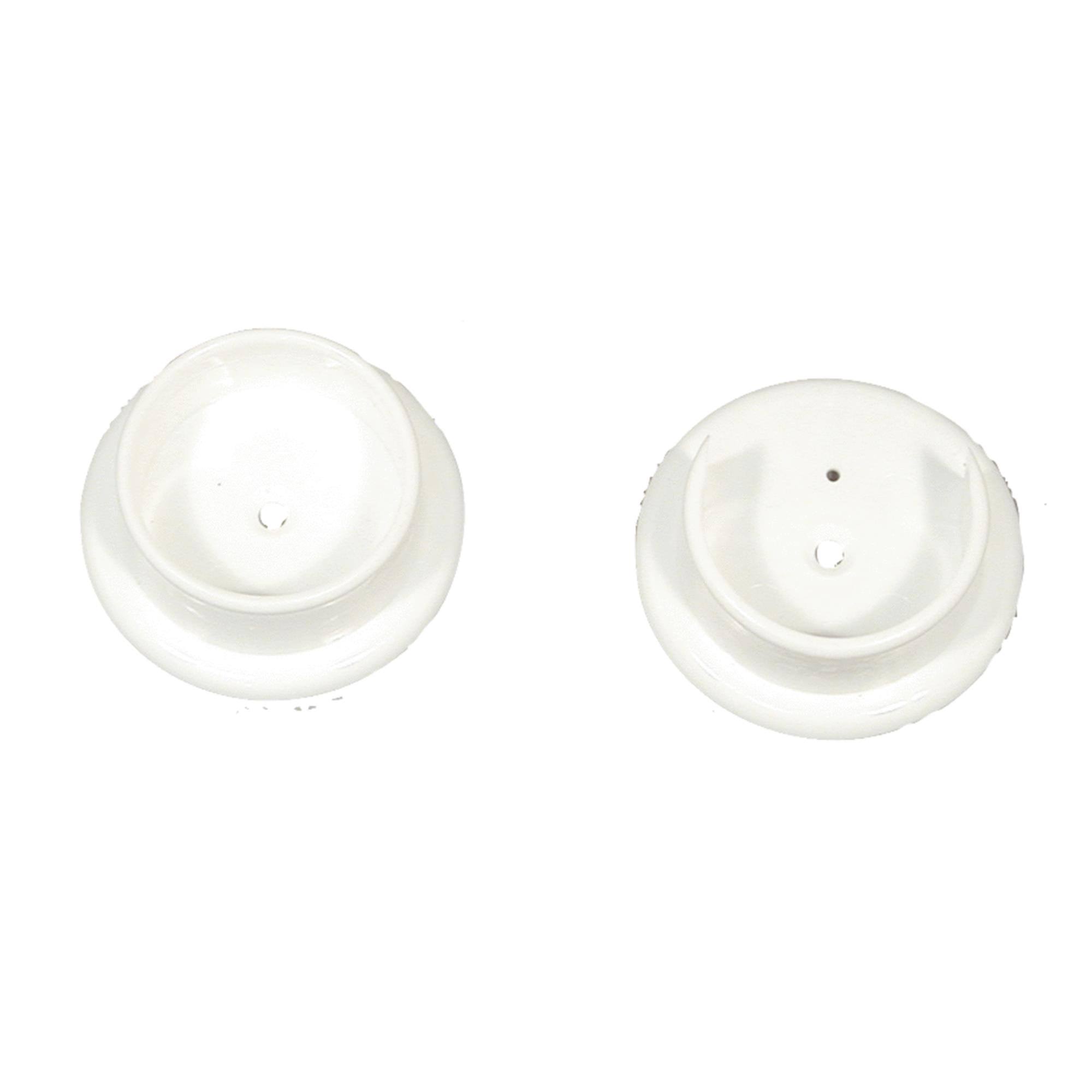 Knape & Vogt BC-0037 White Closet Pole Socket