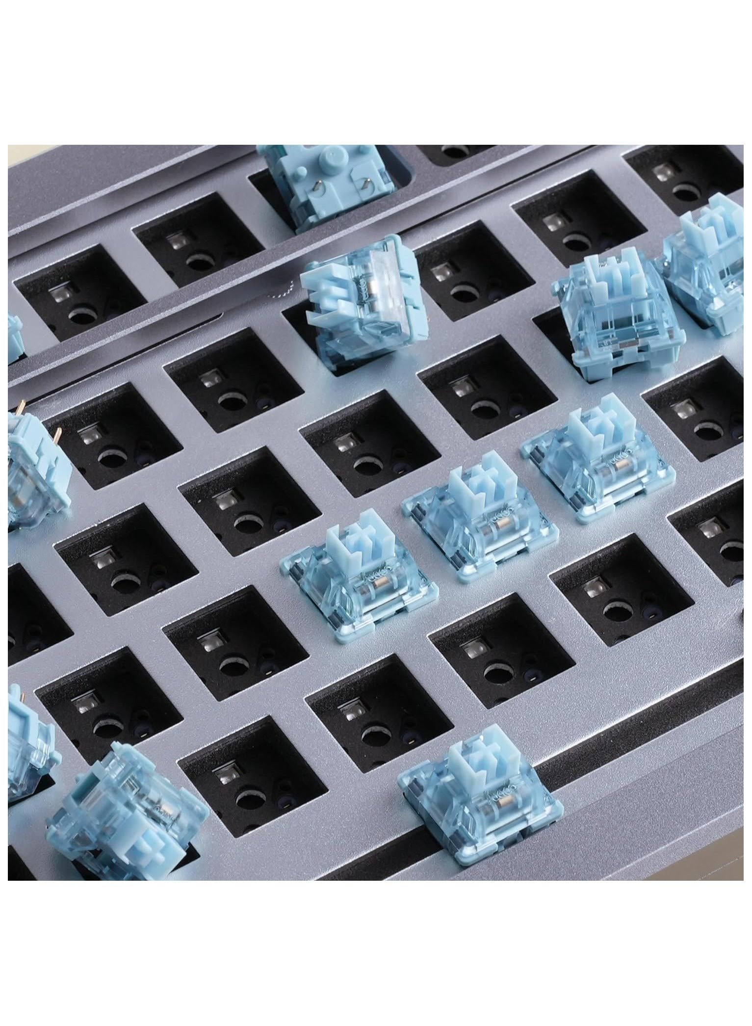 Akko V3 Cream Blue Pro Keyboard Switch with Dustproof Stem for Mechanical Gaming Keyboard, 5-Pin 45gf Tactile Key Switches (45pcs)