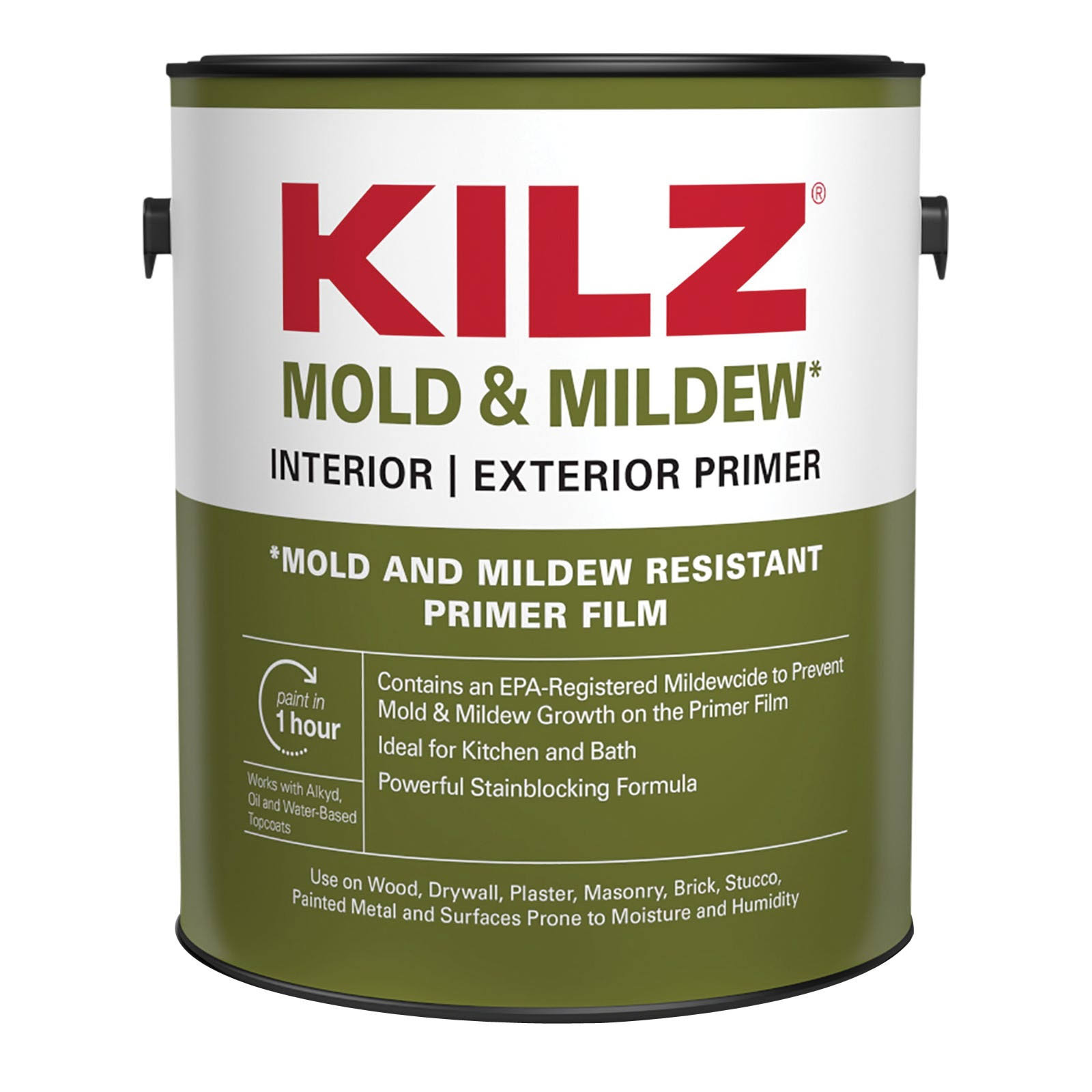 Kilz Mold & Mildew Interior/Exterior Primer (1-Gallon)